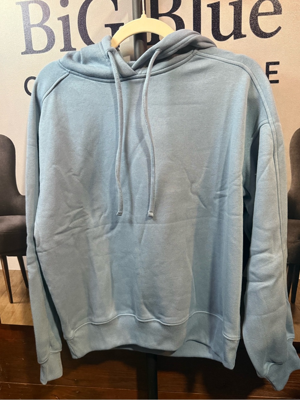 Women’s Lightweight Hooded Sweatshirt - Light Blue